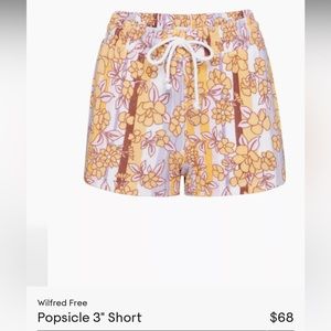 Wilfred Popsicle 3” XS shorts
